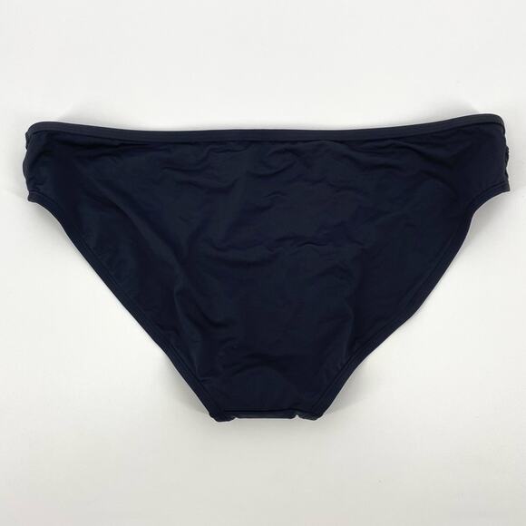 TOMMY BAHAMA NWT Black Mesh Inset Hipster Bikini Bottoms Full Coverage Size 1X - Picture 7 of 10